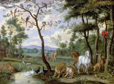 Earthly Paradise (panel) by Jan Brueghel the Younger